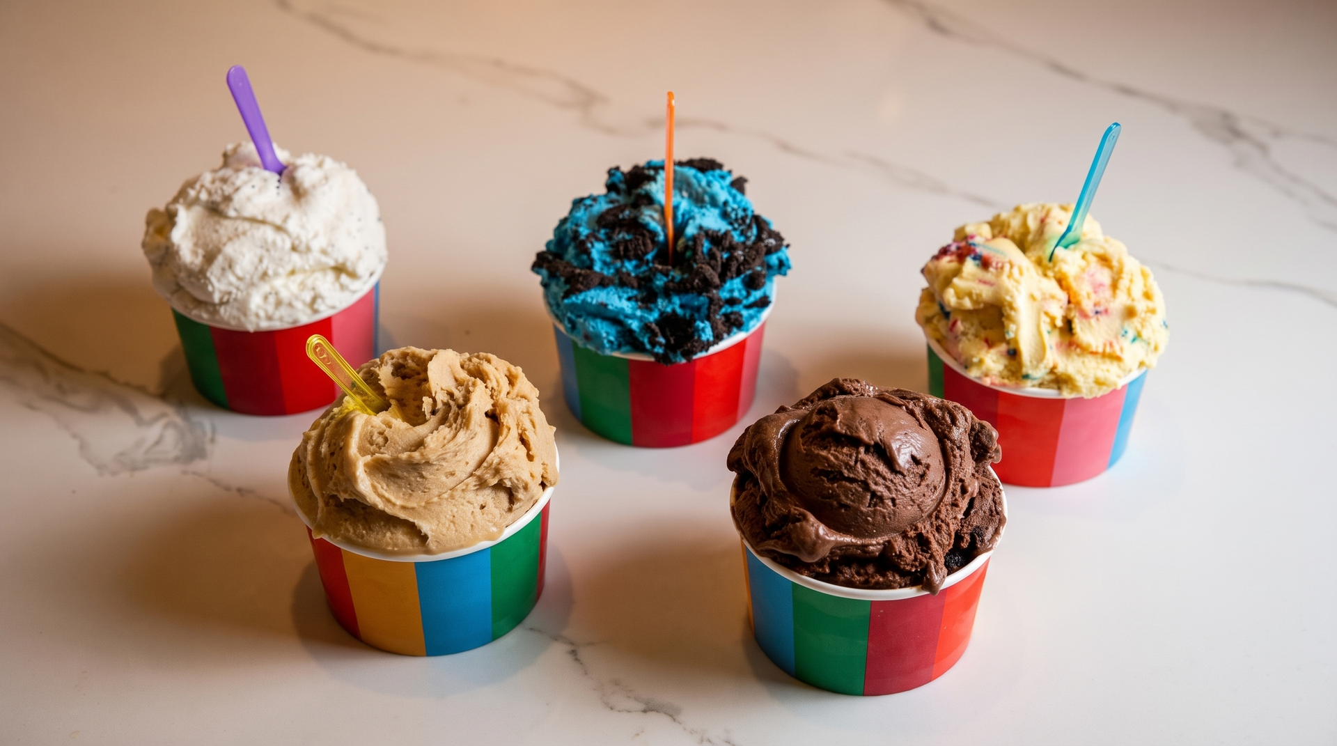 Five Flavors, All Creamy
